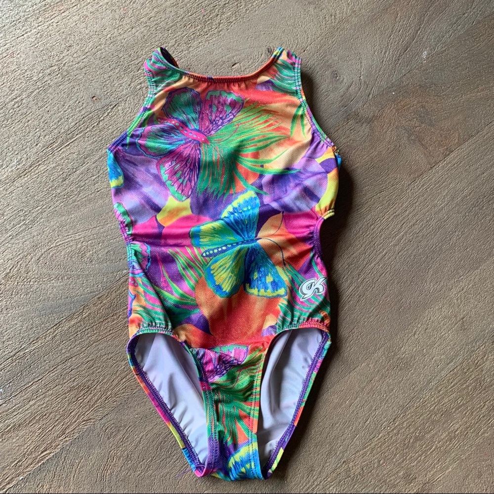 GK Girls Medium Gymnastics Tumbling Leotard
